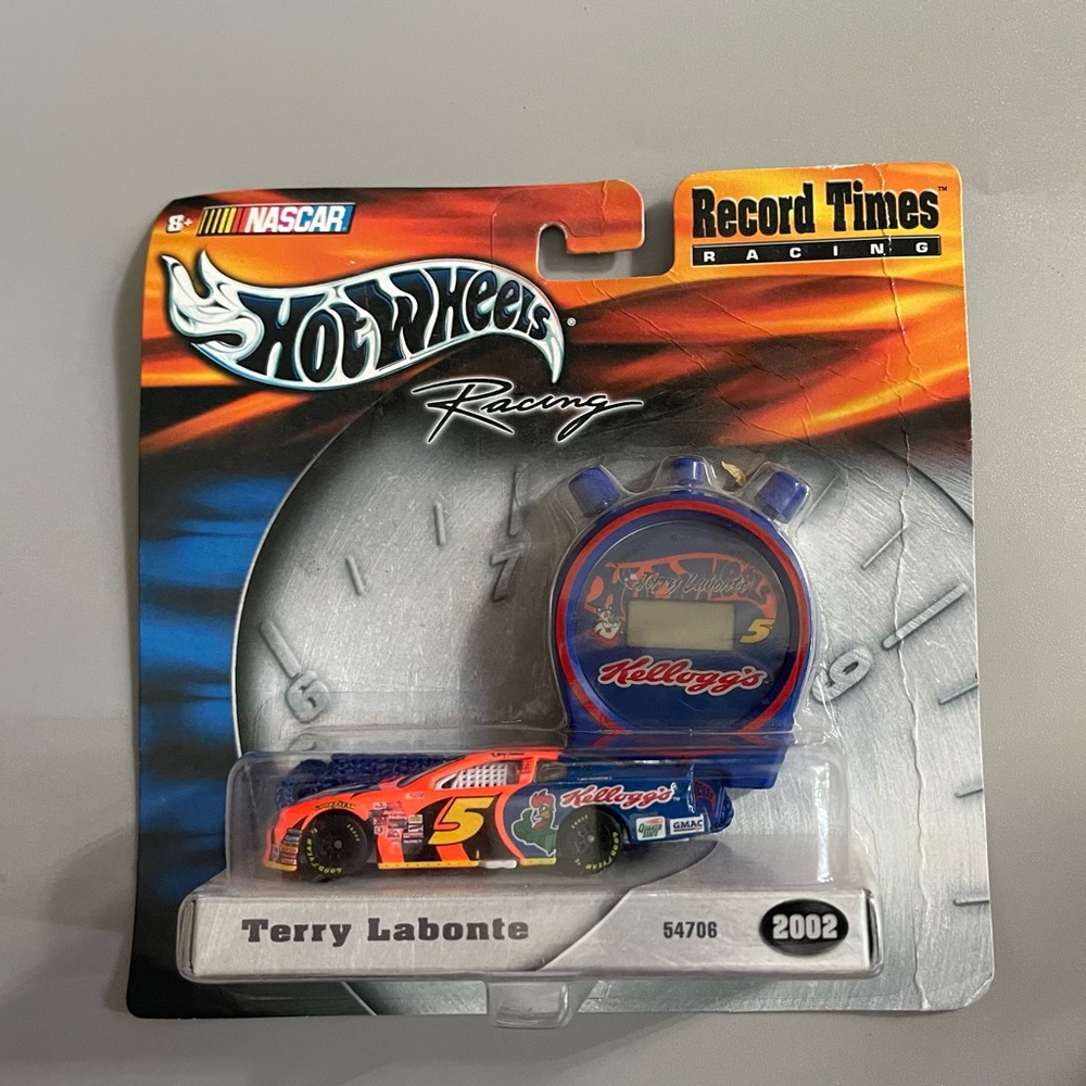 Hot wheels Terry Labonte Die-Cast Car and Stopwatch Set